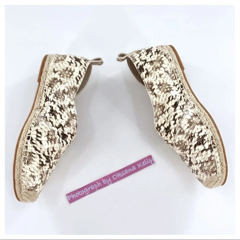 1.STATE Women's White Dela Espadrille Flat 7.5 M
